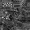 French Black And White Ghost Digital Printed Fabric – js 0 ta0150 110 french black and white ghost digital printed fabric 1