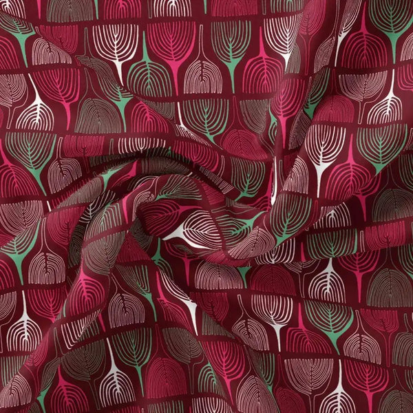 Bold Colourful Mahogany Leaf Digital Printed Fabric – js 0 ta0169 110 bold colourful mahogany leaf digital printed fabric 1