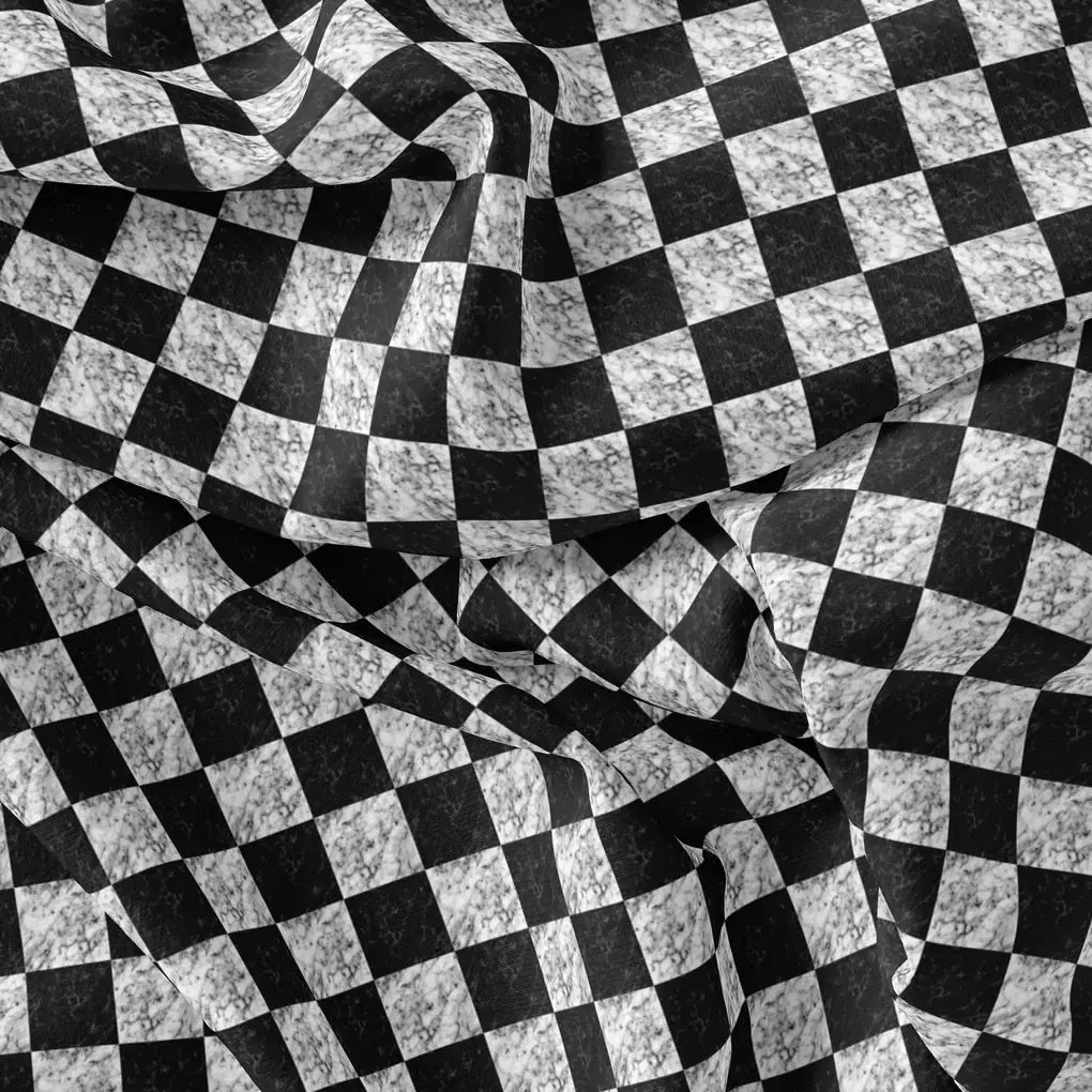 Smoky Black And White Cheques Colour Digital Printed Fabric – js 0 ta0245 110 smoky black and white cheques colour digital printed fabric 8