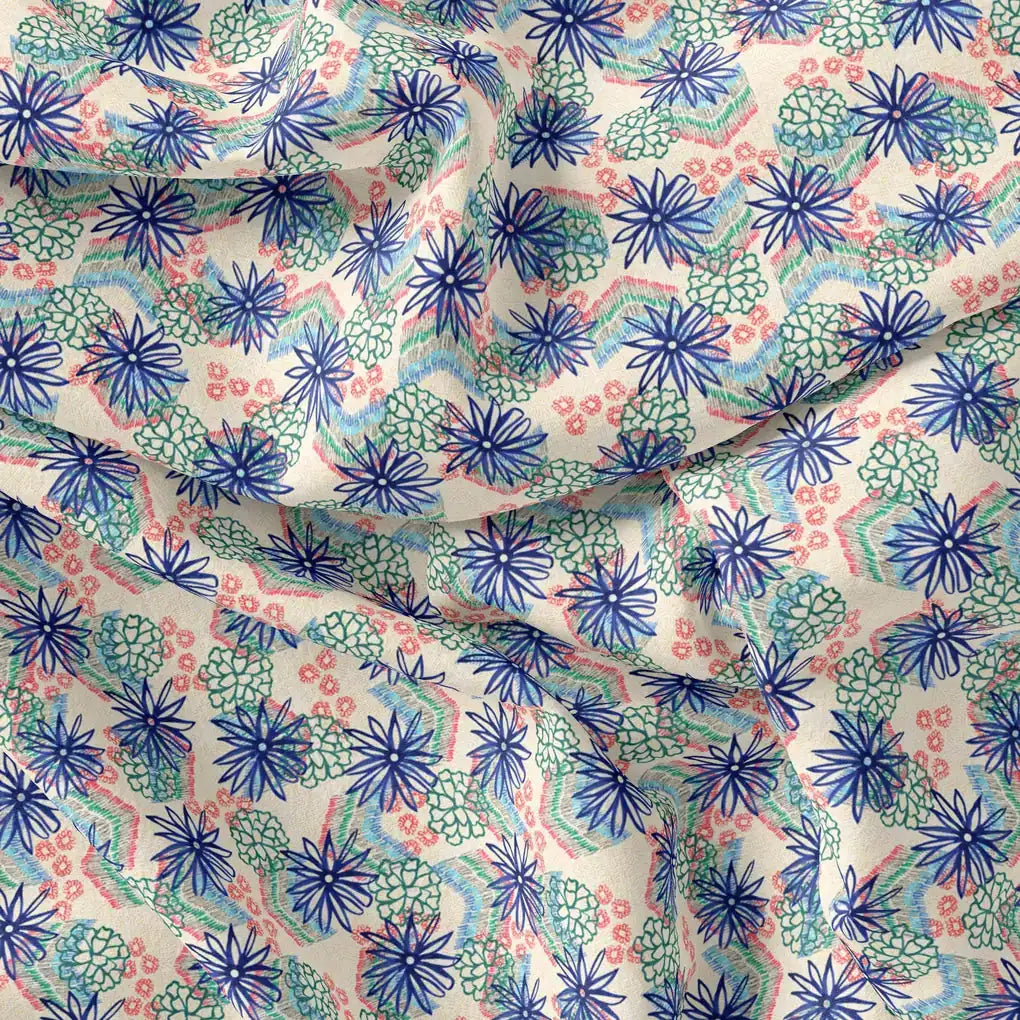 Morden Lily Floral Flower Digital Printed Fabric – js 0 ta0265 110 morden lily floral flower digital printed fabric 3