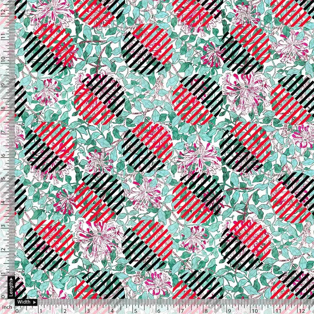 Romantic Valley Of Pink Flower Digital Printed Fabric – js 0 ta0266 110 romantic valley of pink flower digital printed fabric 4