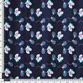 Flowers Floating over Blue Base Digital Printed Fabric – js 0 ta03001 110 flowers floating over blue base digital printed fabric 4
