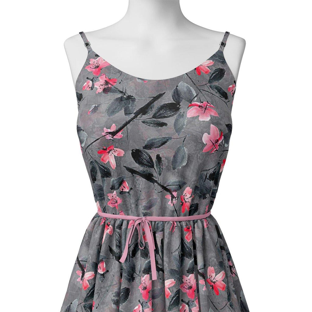 Rustic Looked Pink Flower Digital Printed Fabric – js 0 ta05430 110 rustic looked pink flower digital printed fabric 2