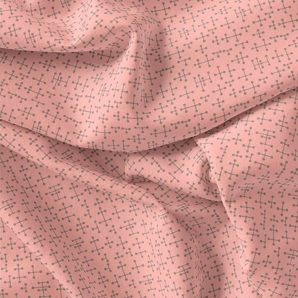 Peach Coloured Logical Abstract Motif Digital Printed Fabric – js 0 ta05447b 110 peach coloured logical abstract motif digital printed fabric 1