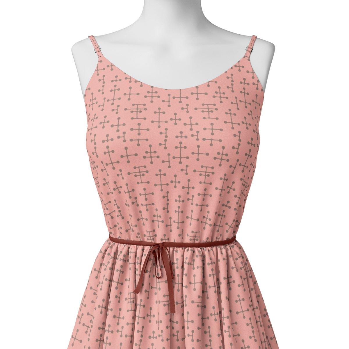 Peach Coloured Logical Abstract Motif Digital Printed Fabric – js 0 ta05447b 110 peach coloured logical abstract motif digital printed fabric 2