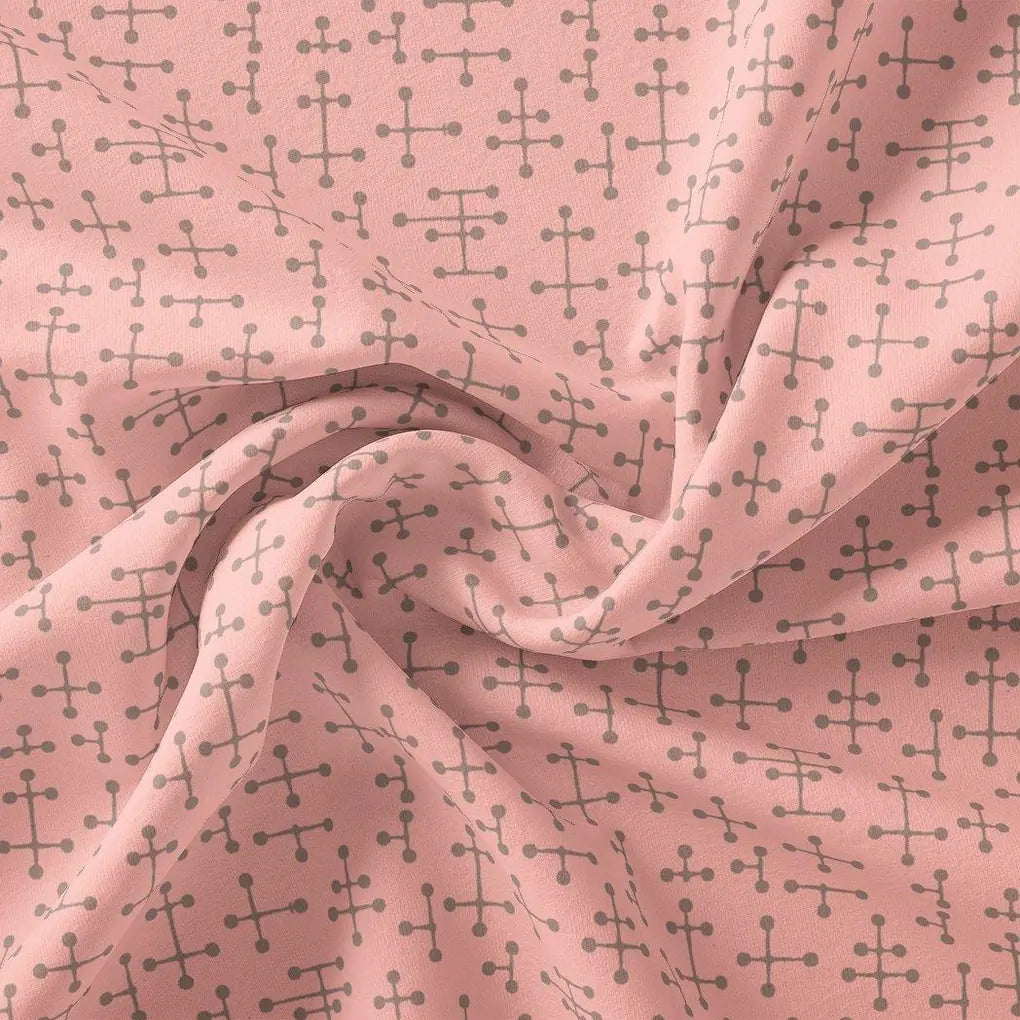 Peach Coloured Logical Abstract Motif Digital Printed Fabric – js 0 ta05447b 110 peach coloured logical abstract motif digital printed fabric 3