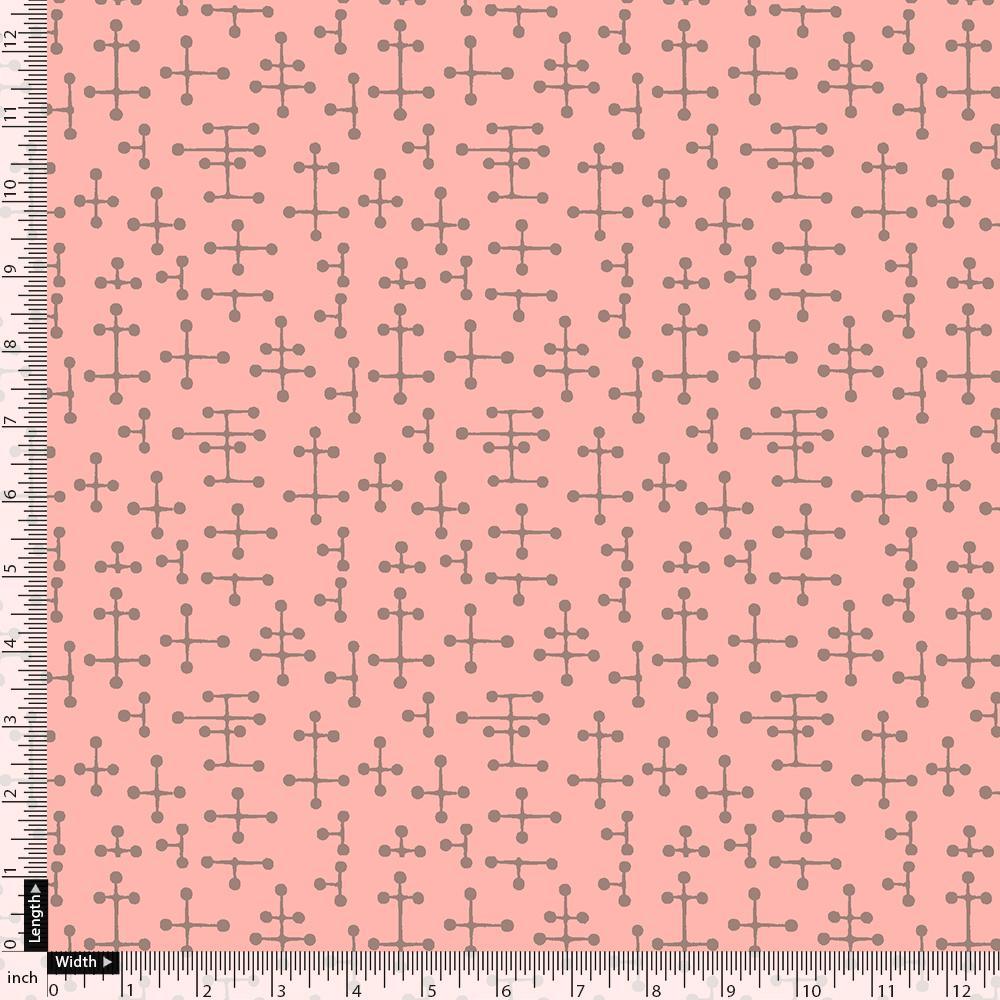 Peach Coloured Logical Abstract Motif Digital Printed Fabric – js 0 ta05447b 110 peach coloured logical abstract motif digital printed fabric 4