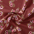 Floating Flowers With Marron Red Digital Printed Fabric – js 0 ta05601p1 110 floating flowers with marron red digital printed fabric 3