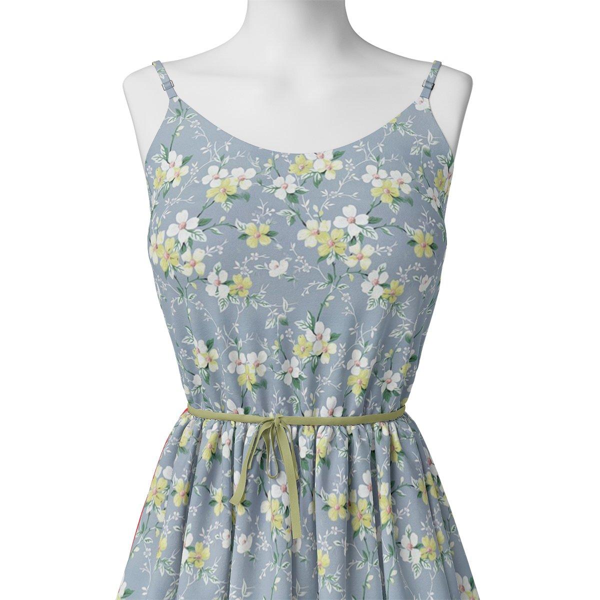 Beautiful White Jasmine Valley Flower Digital Printed Fabric – js 0 ta05677 110 beautiful white jasmine valley flower digital printed fabric 2