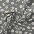 White Aster With Gray Background Digital Printed Fabric – js 0 ta05678 110 white aster with gray background digital printed fabric 1