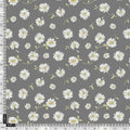 White Aster With Gray Background Digital Printed Fabric – js 0 ta05678 110 white aster with gray background digital printed fabric 4