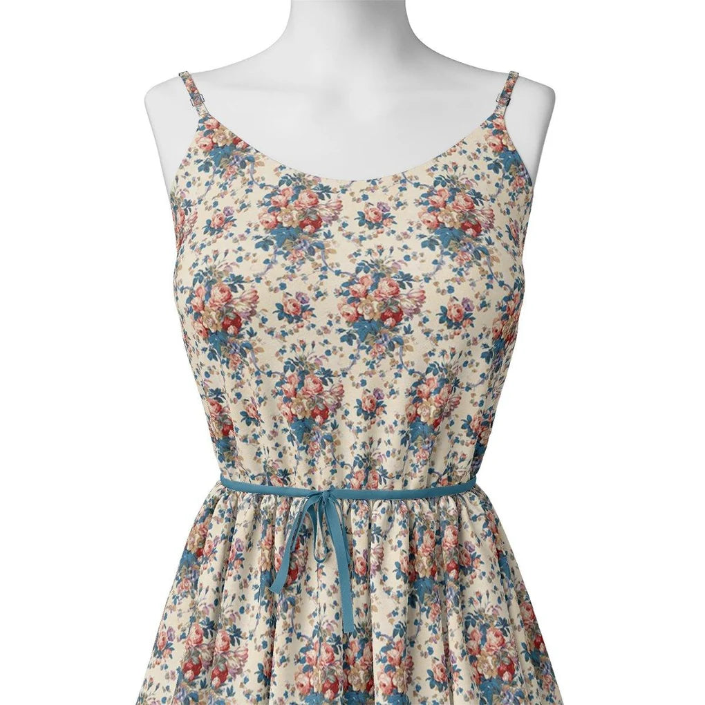 Beautiful Ditsy Flowers On Blue Digital Printed Fabric – js 0 ta05681 110 beautiful ditsy flowers on blue digital printed fabric 2