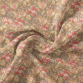 Decorative Leaves With Chiku Brown Digital Printed Fabric – js 0 ta05682 110 decorative leaves with chiku brown digital printed fabric 1