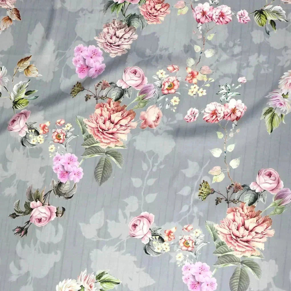 A Timeless Garden on Modern Satin