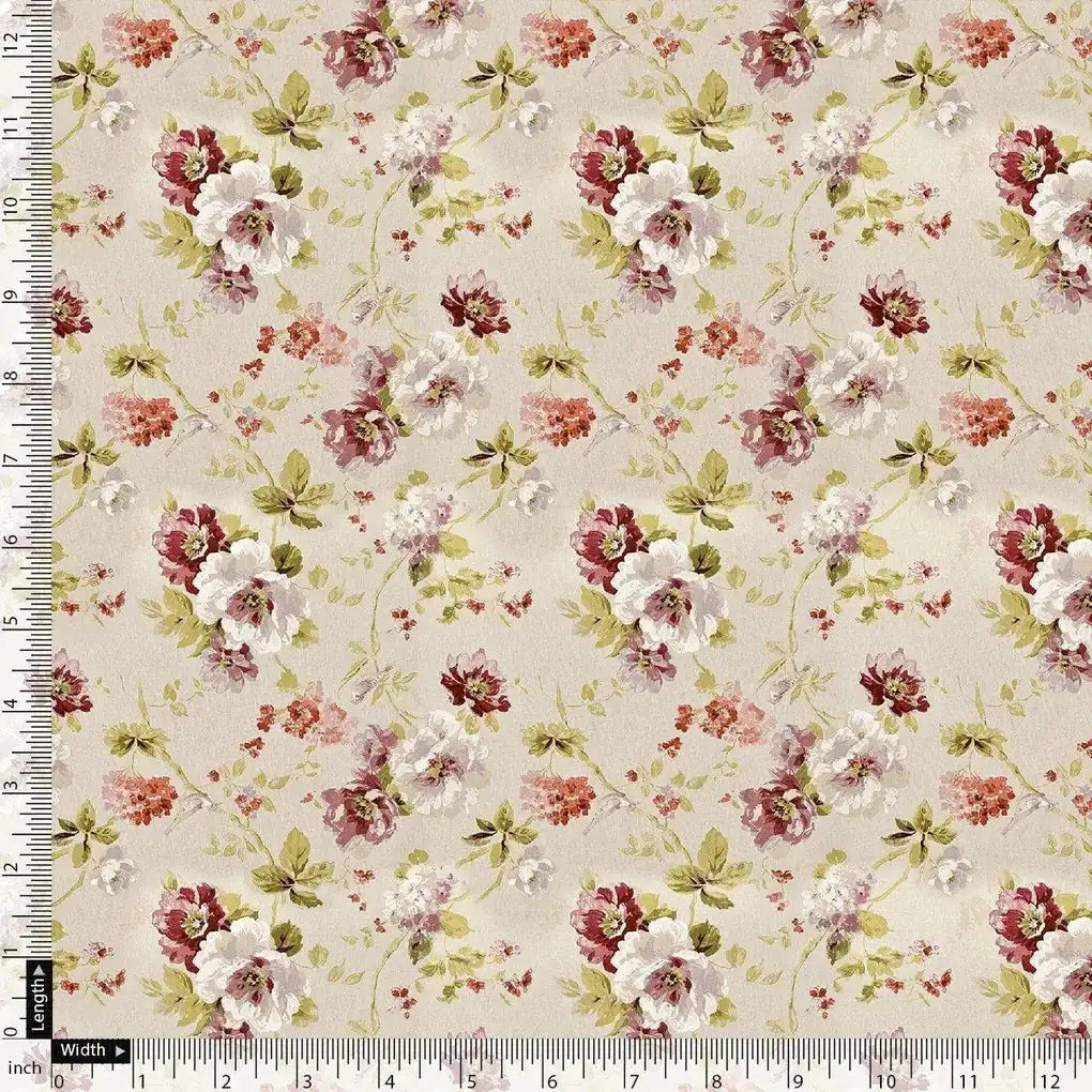 Watercolour Paint English Flower Digital Printed Fabric – js 0 ta05756 110 watercolour paint english flower digital printed fabric 4