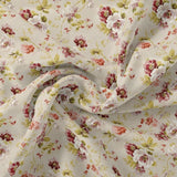 Watercolour Paint English Flower Digital Printed Fabric - Japan Satin – js 0 ta05756 110 watercolour paint english flower digital printed fabric japan satin 1