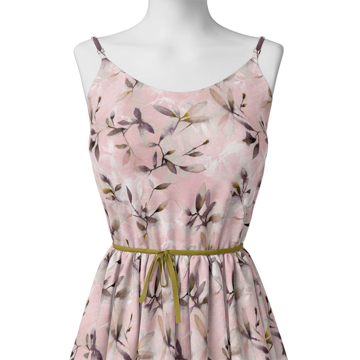 Pinkish Thin And Light Leaves Digital Printed Fabric – js 0 ta05861p3 110 pinkish thin and light leaves digital printed fabric 2