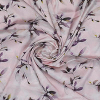 Pinkish Thin And Light Leaves Digital Printed Fabric - Japan Satin – js 0 ta05861p3 110 pinkish thin and light leaves digital printed fabric japan satin 1