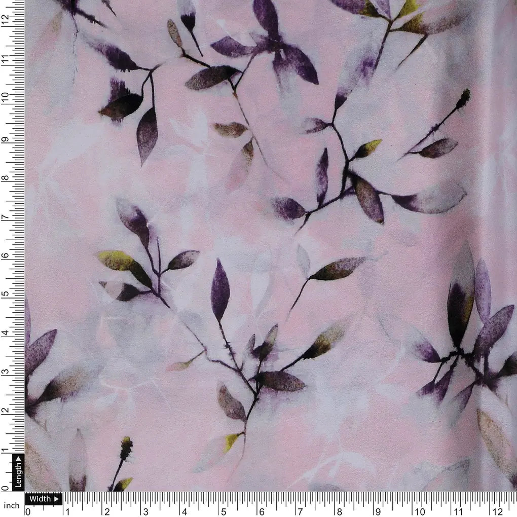 Pinkish Thin And Light Leaves Digital Printed Fabric - Japan Satin – js 0 ta05861p3 110 pinkish thin and light leaves digital printed fabric japan satin 4