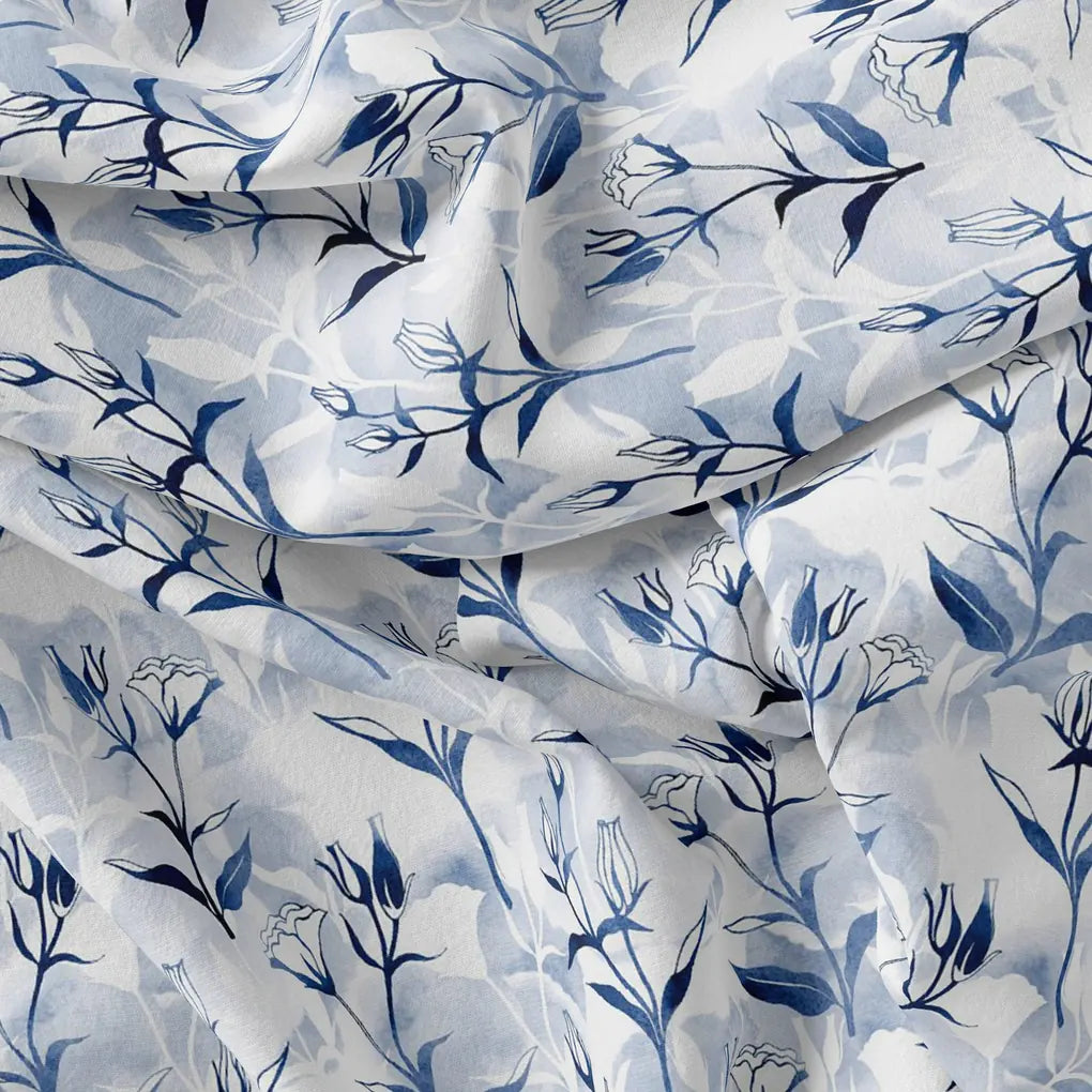 Attractive Blue Bud Water Paint Shadow Digital Printed Fabric – js 0 ta05926 110 attractive blue bud water paint shadow digital printed fabric 3