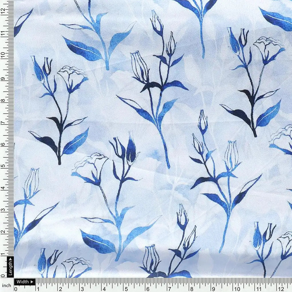 Attractive Blue Bud Water Paint Shadow Digital Printed Fabric - Japan Satin – js 0 ta05926 110 attractive blue bud water paint shadow digital printed fabric japan satin 4