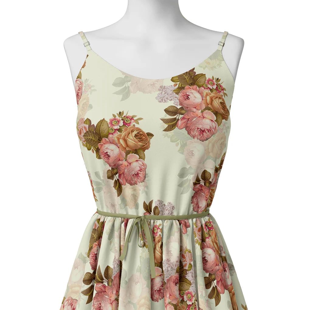 Beautiful Floral Golden Roses With Shiny Digital Printed Fabric – js 0 ta06100a 110 beautiful floral golden roses with shiny digital printed fabric 2