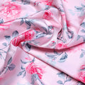 Pink Rose Allover Digital Printed Fabric - Japan Satin – js 0 ta06118p2 110 pink rose allover digital printed fabric japan satin 3