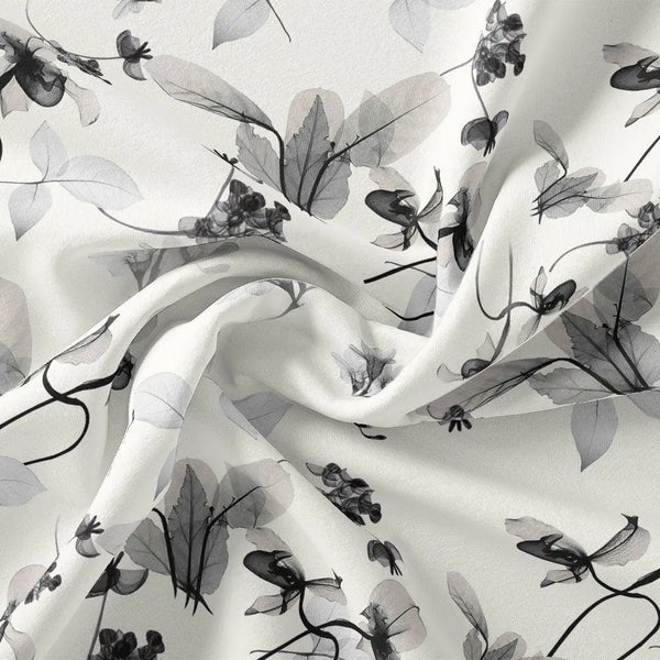 Black Floating Flowers Digital Printed Fabric – js 0 ta06256 110 black floating flowers digital printed fabric 1