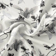 Black Floating Flowers Digital Printed Fabric – js 0 ta06256 110 black floating flowers digital printed fabric 1