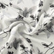 Black Floating Flowers Digital Printed Fabric – js 0 ta06256 110 black floating flowers digital printed fabric 1