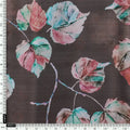 Colourful Floating Leaves Digital Printed Fabric - Japan Satin – js 0 ta06549 110 colourful floating leaves digital printed fabric japan satin 4