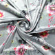 Vintage Flower Bunch Digital Printed Fabric - Japan Satin – js 0 ta06648 110 vintage flower bunch digital printed fabric japan satin 1