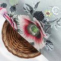 Vintage Flower Bunch Digital Printed Fabric - Japan Satin – js 0 ta06648 110 vintage flower bunch digital printed fabric japan satin 2