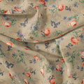 Blooming Orange Roses With Purple Floral Digital Printed Fabric – js 0 ta06659p4 110 blooming orange roses with purple floral digital printed fabric 4
