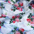 Red Rose Bunch Repeat Digital Printed Fabric - Japan Satin – js 0 ta06676 110 red rose bunch repeat digital printed fabric japan satin 3