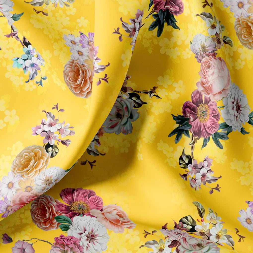 Beautiful Yellow Base Floral Bunch Digital Printed Fabric – js 0 ta06677 110 beautiful yellow base floral bunch digital printed fabric 1 5f019193 7308 4885 953f 3daa030bf69b