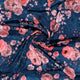 Redish Floral Repeat Digital Printed Fabric - Japan Satin – js 0 ta06678 110 redish floral repeat digital printed fabric japan satin 1
