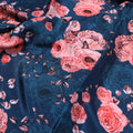 Redish Floral Repeat Digital Printed Fabric - Japan Satin – js 0 ta06678 110 redish floral repeat digital printed fabric japan satin 3
