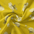 Lemon Yellow Flower Allover Digital Printed Fabric – js 0 ta06831p8 110 lemon yellow flower allover digital printed fabric 1