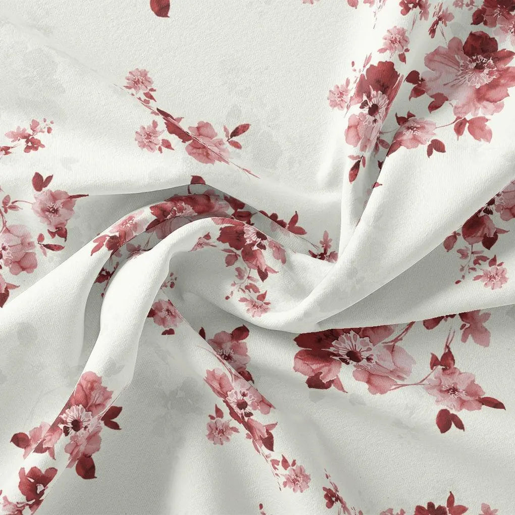 Maroon Flower Bunch Digital Printed Fabric – js 0 ta06839p3 110 maroon flower bunch digital printed fabric 1