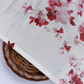 Maroon Flower Bunch Digital Printed Fabric - Japan Satin – js 0 ta06839p3 110 maroon flower bunch digital printed fabric japan satin 2