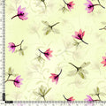 Pink Red Floating Flower On Lemon Yellow Digital Printed Fabric – js 0 ta06994p2 110 pink red floating flower on lemon yellow digital printed fabric 4