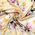 Coolest Watercolour Paper Art Of Flower Digital Printed Fabric - Japan Satin – js 0 ta07091p5 110 coolest watercolour paper art of flower digital printed fabric japan satin 1