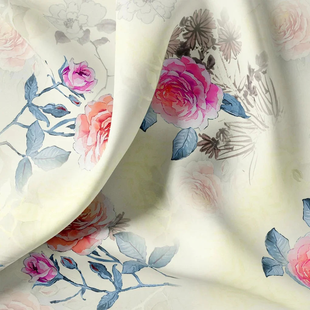 Roses Floating on Yellow Base Digital Printed Fabric – js 0 ta07124a 110 roses floating on yellow base digital printed fabric 1 2386c56e 6780 4cb1 b4b1 5e8aaafcb704