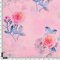 Roses Floating on Pink Base Digital Printed Fabric – js 0 ta07124b 110 roses floating on pink base digital printed fabric 4