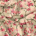 Cherry Red Flower With Branch Digital Printed Fabric – js 0 ta07197p2 110 cherry red flower with branch digital printed fabric 1