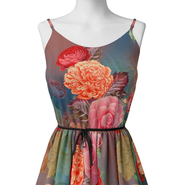 Huge Realistic Flowers Digital Printed Fabric – js 0 ta07202l4 110 huge realistic flowers digital printed fabric 2 - alternate view