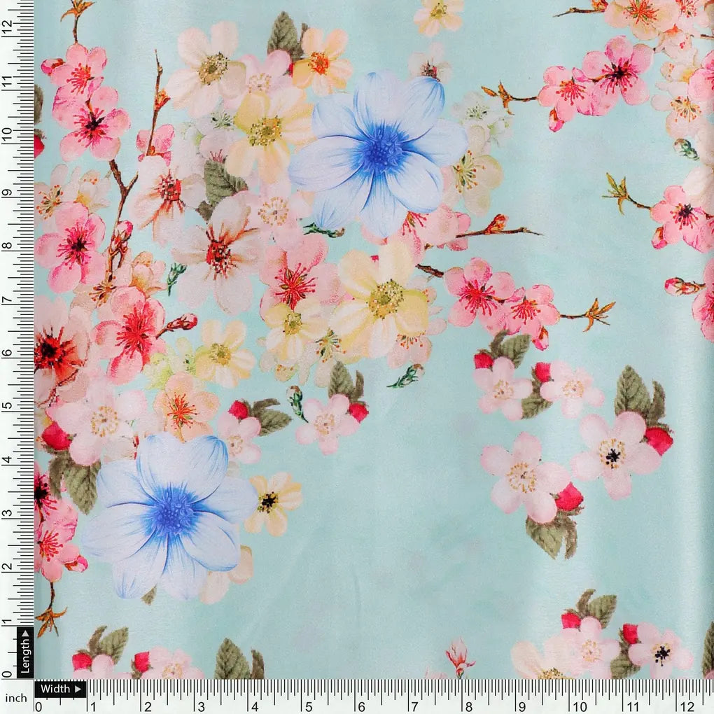 Lovely Geranium Flower Digital Printed Fabric - Japan Satin – js 0 ta07214p5 110 lovely geranium flower digital printed fabric japan satin 4