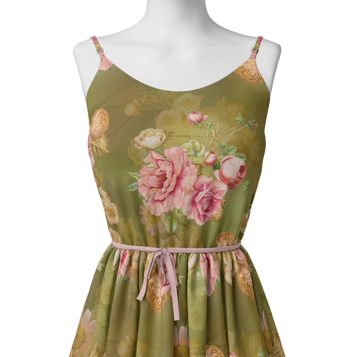 Pink Rose On Green Palate Digital Printed Fabric – js 0 ta07237p4 110 pink rose on green palate digital printed fabric 2