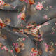 Painted Flower Bunch On Grey Palate Digital Printed Fabric – js 0 ta07309p3 110 painted flower bunch on grey palate digital printed fabric 1